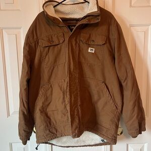 Vintage Lee Sherpa-Lined Work Jacket